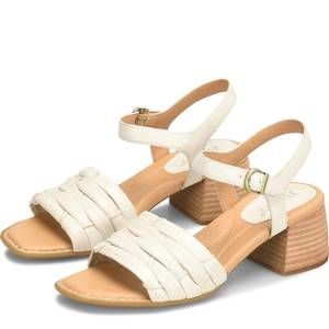 NEW BORN shonie sandal in white